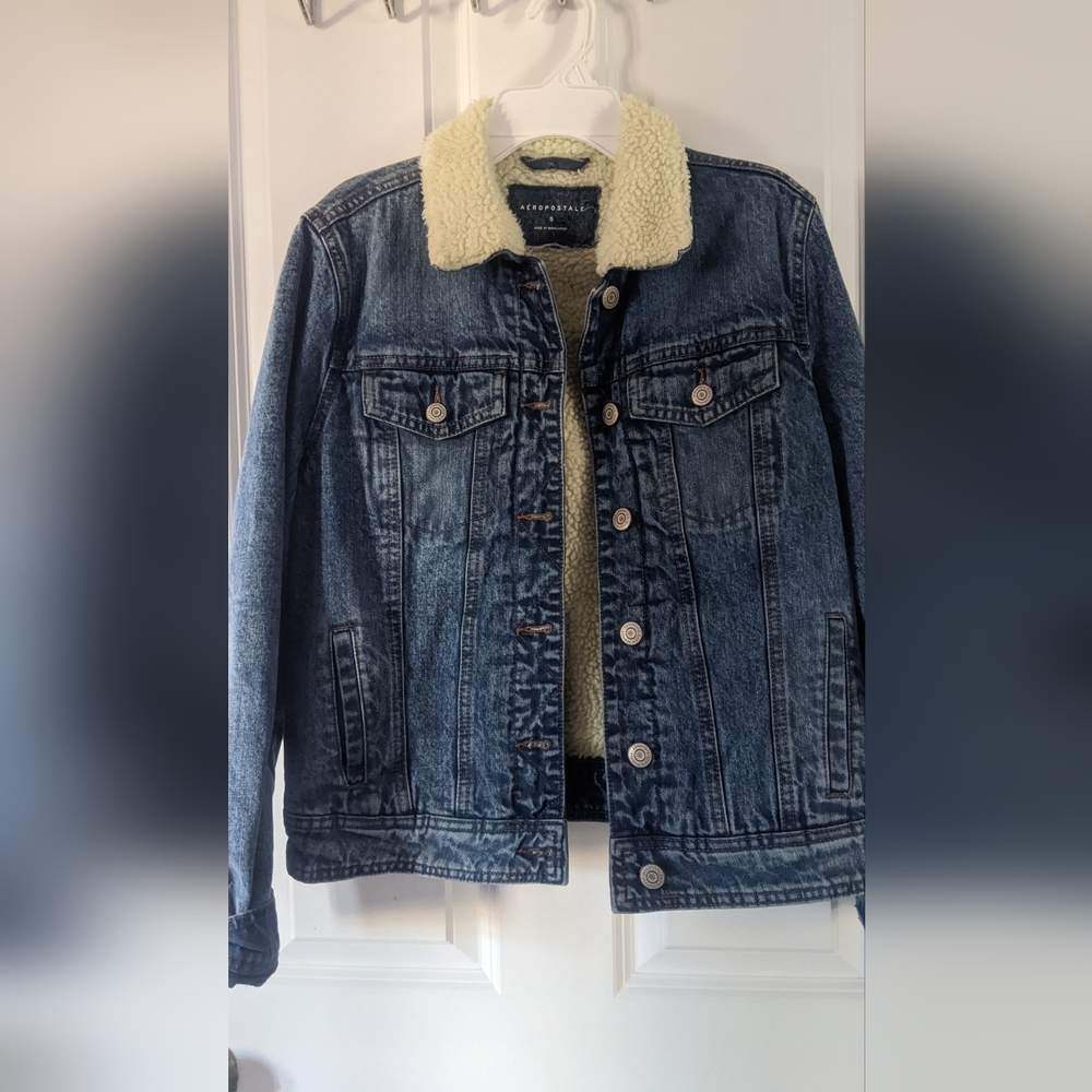 Aeropostale lined jean jacket